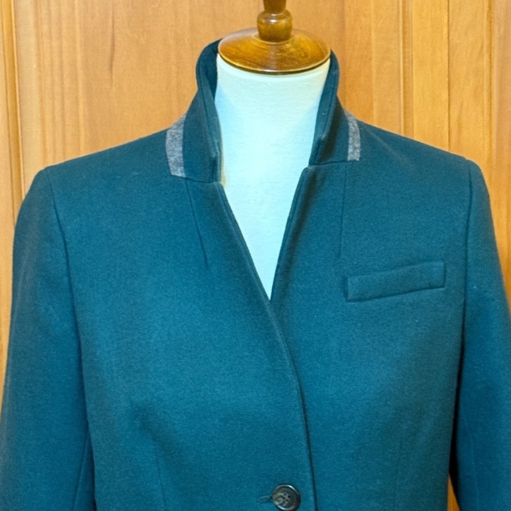 J. Crew Regent Topcoat in Dark Green